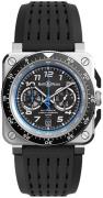 Bell & Ross Herreklokke BR-03-94-A521 Br 03-94 Sort/Gummi