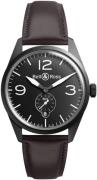 Bell & Ross Herreklokke BRV123-BL-CA-SCA BR 123 Sort/Lær Ø41 mm