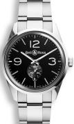 Bell & Ross Herreklokke BRG123-BL-ST-SST BR 123 Sort/Stål Ø41 mm