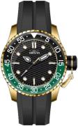 Invicta Herreklokke 35661 Pro Diver Sort/Gummi Ø50 mm