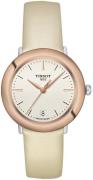 Tissot Dameklokke T929.210.46.261.00 T-Gold Antikkhvit/Lær Ø33 mm