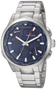 Nautica Herreklokke NAPSHG003 Multifunction Blå/Stål Ø44 mm