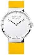 Bering Herreklokke 15540-600 Max Rene Hvit/Gummi Ø40 mm