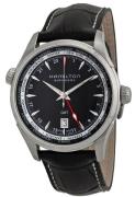 Hamilton Herreklokke H32695731 Sort/Lær Ø42 mm