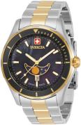 Invicta Herreklokke 33466 Pro Diver Sort/Gulltonet stål Ø44 mm