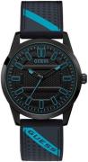 Guess Herreklokke W1300G3 Sort/Gummi Ø42 mm