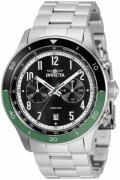 Invicta Herreklokke 35668 Speedway Sort/Stål Ø46 mm