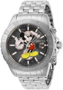 Invicta Herreklokke 27374 Disney Grå/Stål Ø47 mm