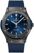 Hublot Herreklokke 511.CM.7170.RX Classic Fusion Blå/Gummi Ø45 mm