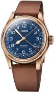 Oris 01 754 7741 3165-07 5 20 58BR Big Crown Blå/Lær Ø40 mm