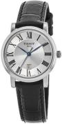 Tissot Dameklokke T122.210.16.033.00 Carson Sølvfarget/Lær Ø30 mm