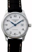 Longines Dameklokke L2.257.4.78.3 Master Sølvfarget/Lær Ø29 mm