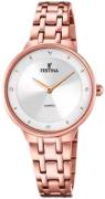 Festina Dameklokke F20602-1 Mademoiselle Sølvfarget/Rose-gulltonet