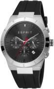 Esprit Herreklokke ES1G205P0025 Anderson Sort/Gummi Ø43 mm