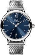 IWC Dameklokke IW357404 Portofino Blå/Stål Ø34 mm