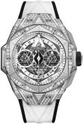 Hublot Herreklokke 418.NX.2001.RX.1604.MXM20 Big Bang 45Mm Grå/Gummi