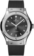 Hublot Herreklokke 542.NX.7071.RX Classic Fusion Grå/Gummi Ø42 mm