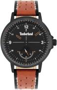 Timberland Herreklokke TBL15943JYB.02 Sort/Lær Ø42 mm