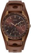 Guess Herreklokke W1100G3 Brun/Lær Ø44 mm