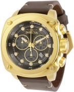 Invicta Herreklokke 32105 Grå/Lær Ø54 mm