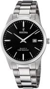 Festina Herreklokke F20511-4 Sort/Stål Ø39 mm