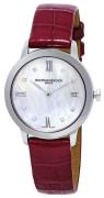 Baume & Mercier Dameklokke M0A10325 Classima Hvit/Lær Ø31 mm