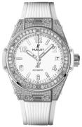 Hublot Dameklokke 465.SE.2010.RW.1604 Big Bang 38mm Hvit/Gummi Ø38 mm