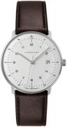 Junghans 41/4461.02 Max Bill Sølvfarget/Lær Ø38 mm