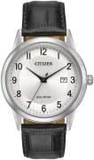 Citizen Herreklokke AW1231-07A Dress Hvit/Lær Ø43 mm