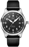 IWC Herreklokke IW328201 Pilots Sort/Lær Ø40 mm