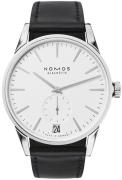 Nomos Glashütte N-802 Zurich Hvit/Lær Ø39.8 mm