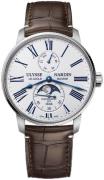 Ulysse Nardin Herreklokke 1193-310LE-0A-175-1B Torpilleur Hvit/Lær