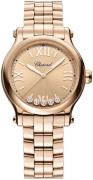 Chopard Dameklokke 275378-5008 Happy Sport Rosegullfarget/18 karat