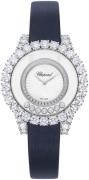 Chopard Dameklokke 209430-1001 Happy Diamonds Hvit/Sateng Ø37 mm