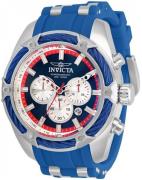 Invicta Herreklokke 31064 Bolt Blå/Stål Ø52 mm