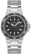 Guess Herreklokke GW0426G1 Sort/Stål Ø44 mm