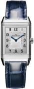 Jaeger LeCoultre Dameklokke 2588422 Reverso Classic Sølvfarget/Lær