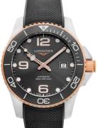 Longines Herreklokke L3.782.3.78.9 HydroConquest Grå/Gummi Ø43 mm