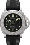 Panerai Herreklokke PAM00984 Luminor Sort/Lær Ø47 mm