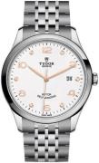 Tudor 1926 Herreklokke M91650-0013 Hvit/Stål Ø41 mm