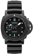 Panerai Herreklokke PAM02231 Submersible Sort/Gummi Ø42 mm