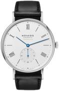 Nomos Glashütte N-250.S1 Ludwig Hvit/Lær Ø38.5 mm