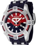 Invicta Herreklokke 43275 MLB Rød/Stål Ø52 mm