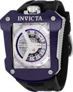 Invicta Herreklokke 41652 Speedway Hvit/Plast Ø48 mm