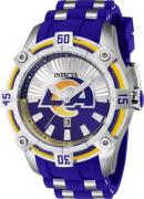 Invicta Herreklokke 43324 NFL Sølvfarget/Stål Ø52 mm