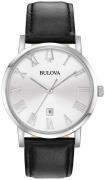 Bulova Herreklokke 96B312 Classic Sølvfarget/Lær Ø40 mm