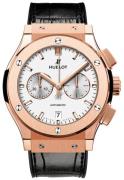 Hublot Herreklokke 541.OX.2611.LR Classic Fusion Sølvfarget/Lær