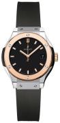 Hublot Dameklokke 581.NO.1181.RX Classic Fusion Sort/Gummi Ø33 mm