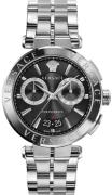 Versace Herreklokke VE1D01520 Aion Sort/Stål Ø45 mm