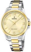 Festina Herreklokke F20657-2 Classic Gulltonet/Gulltonet stål Ø41.5